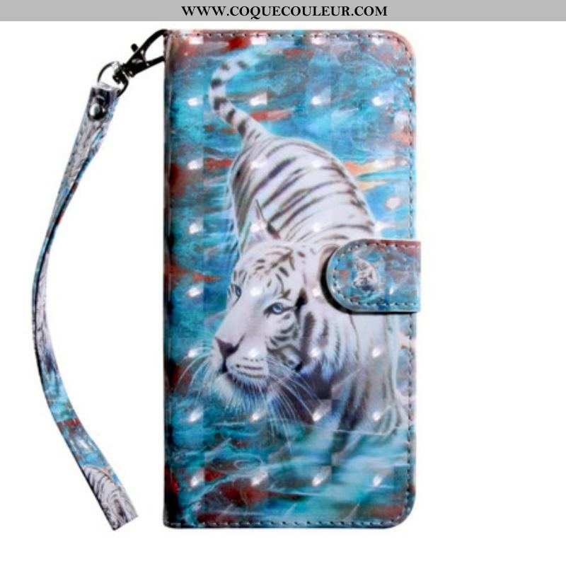 Housse iPhone 13 Mini Light Spot Lucien le Tigre