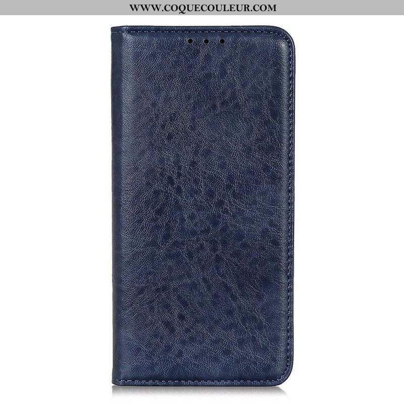 Flip Cover iPhone 13 Mini Cuir Fendu Texturé