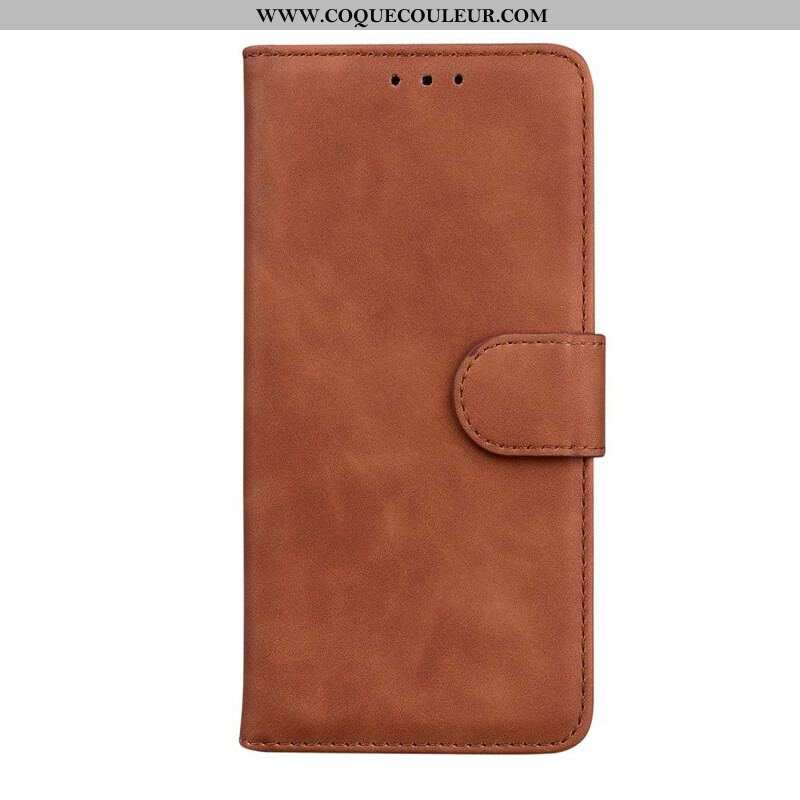 Housse iPhone 13 Mini Style Cuir Couture