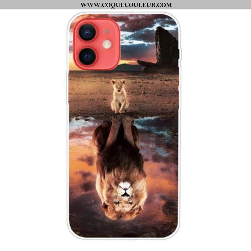 Coque iPhone 13 Mini Rêve de Lionceau