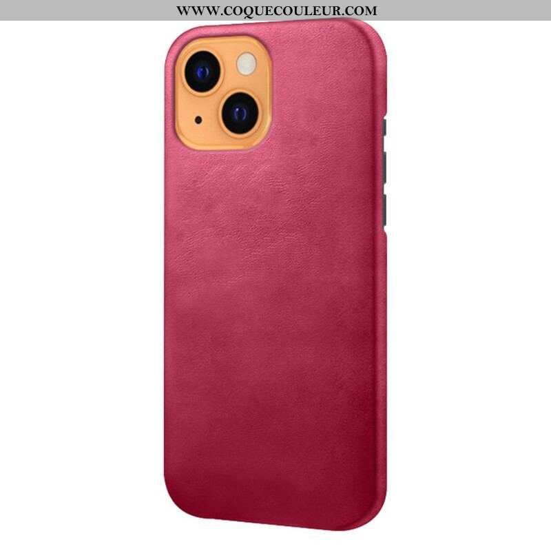 Coque iPhone 13 Mini Effet Cuir KSQ