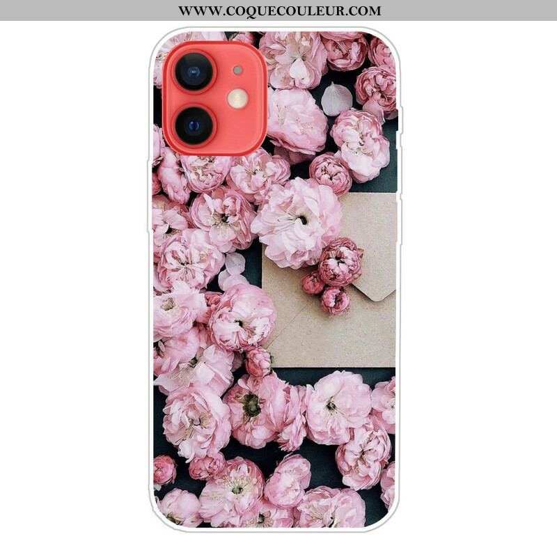 Coque iPhone 13 Mini Fleurs Intenses