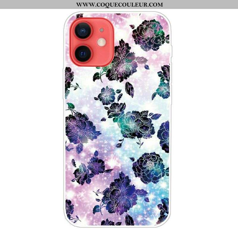 Coque iPhone 13 Mini Fleurs Intenses