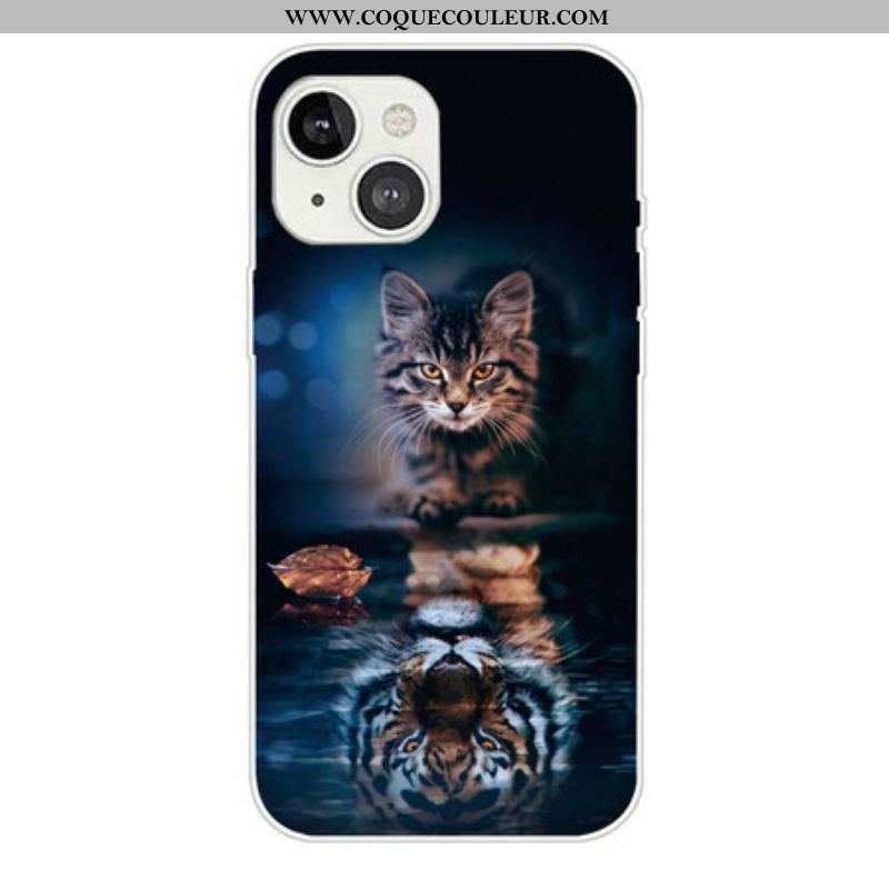 Coque iPhone 13 Mini Mon Tigre