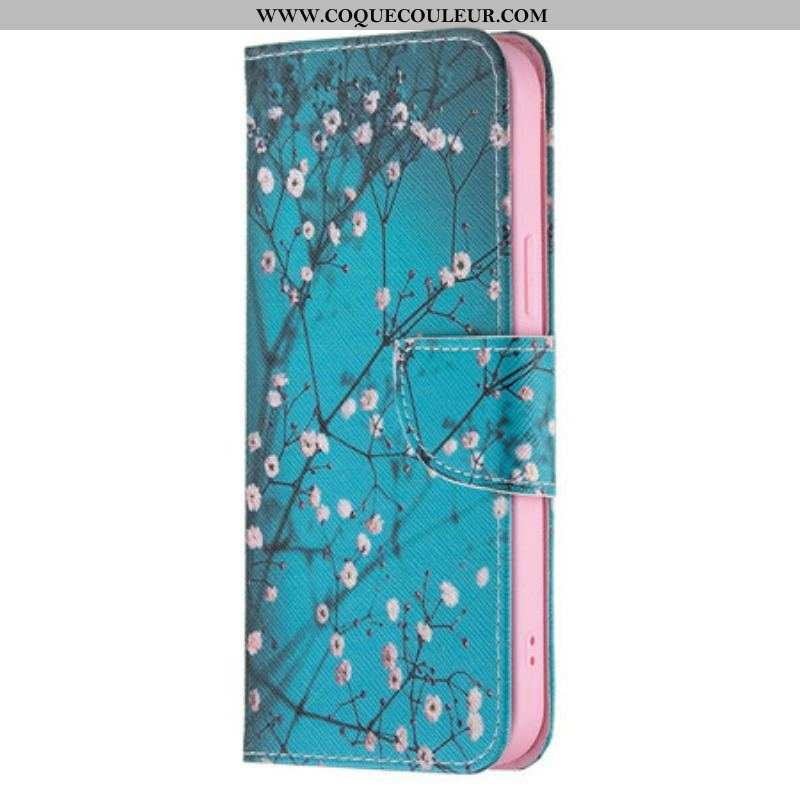 Housse iPhone 13 Pro Max Brancche Fleurie