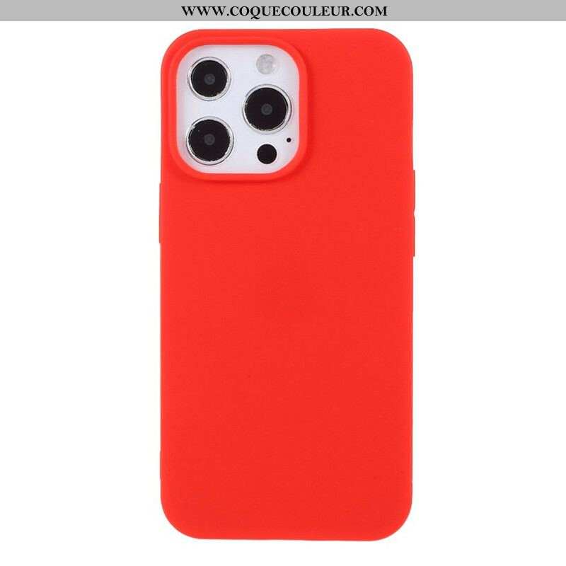 Coque iPhone 13 Pro Max Silicone Flexible Mat