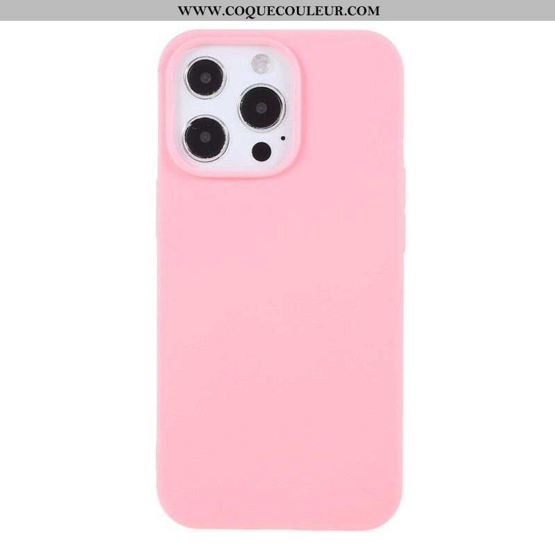 Coque iPhone 13 Pro Max Silicone Flexible Mat