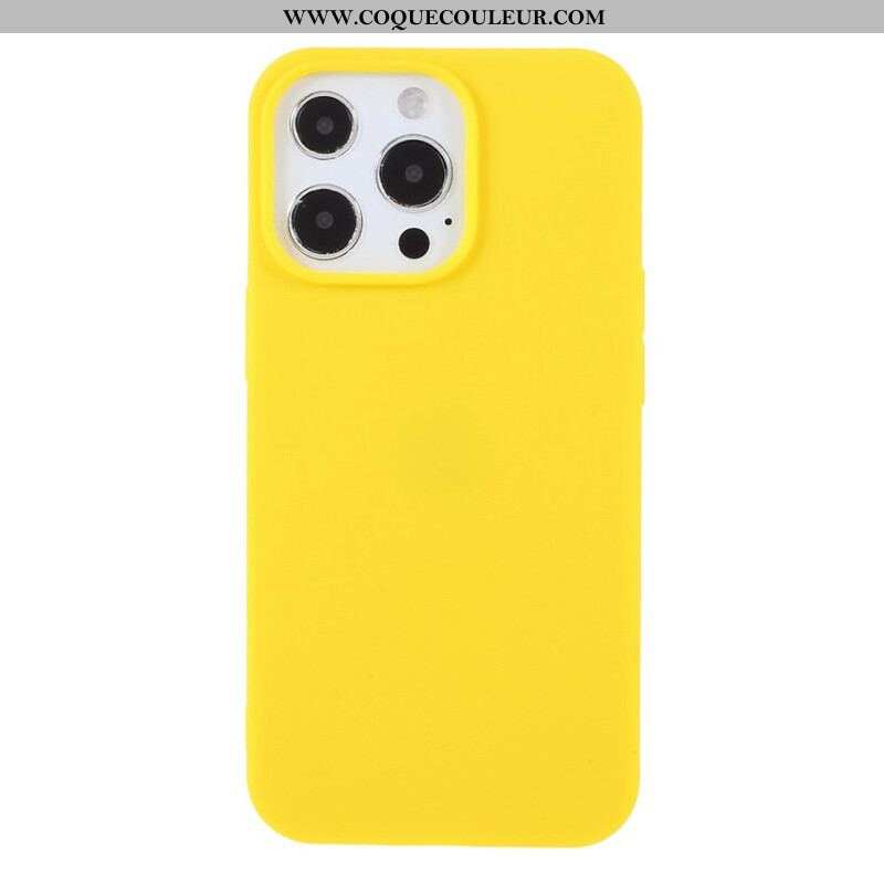 Coque iPhone 13 Pro Max Silicone Flexible Mat