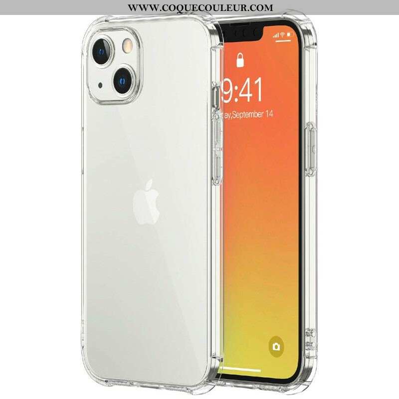 Coque iPhone 13 Pro Max Transparente LEEU Coussins Protecteurs