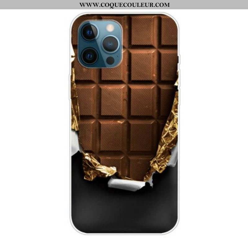 Coque iPhone 13 Pro Max Flexible Chocolat