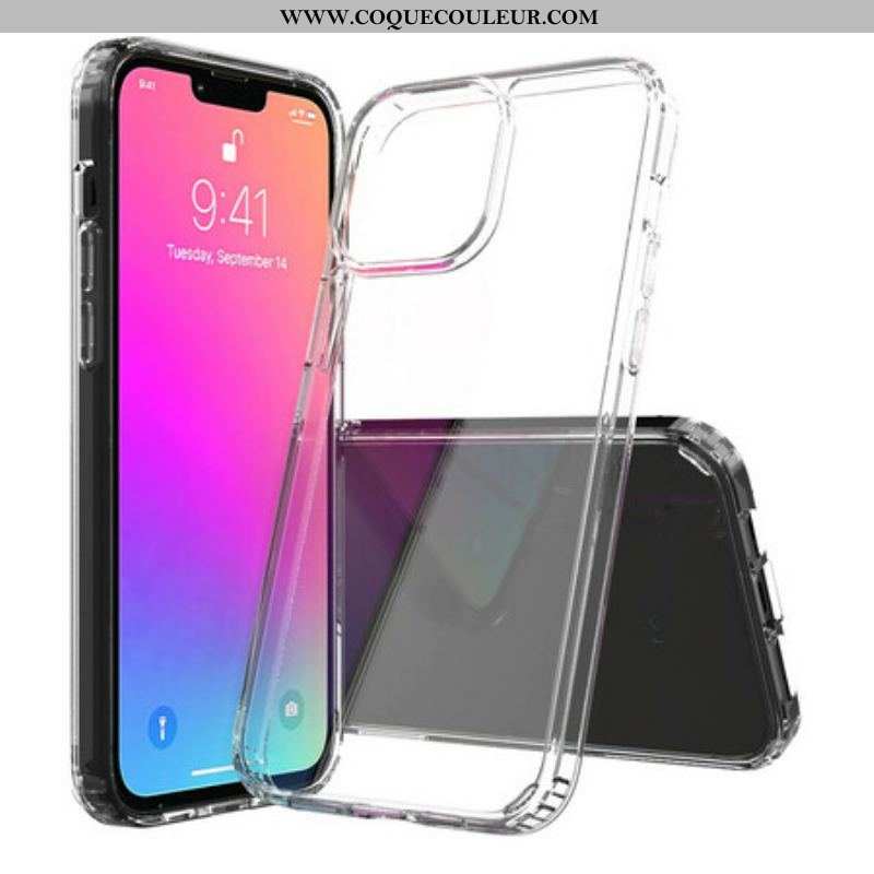 Coque iPhone 13 Pro Max Hybride Transparente