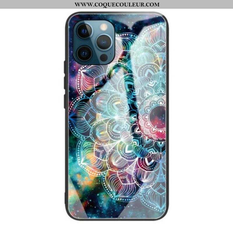 Coque iPhone 13 Pro Max Verre Trempé Mandala