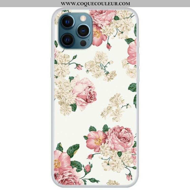 Coque iPhone 13 Pro Max Fleurs Liberty