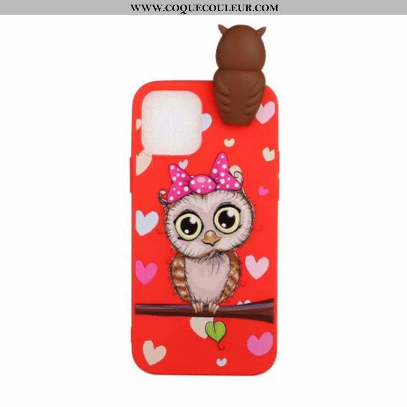 Coque iPhone 13 Pro Max Miss Hibou 3D