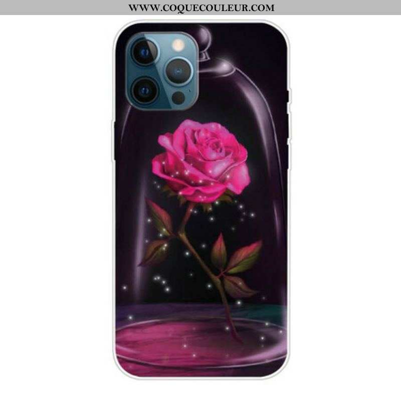 Coque iPhone 13 Pro Max Rose Magique