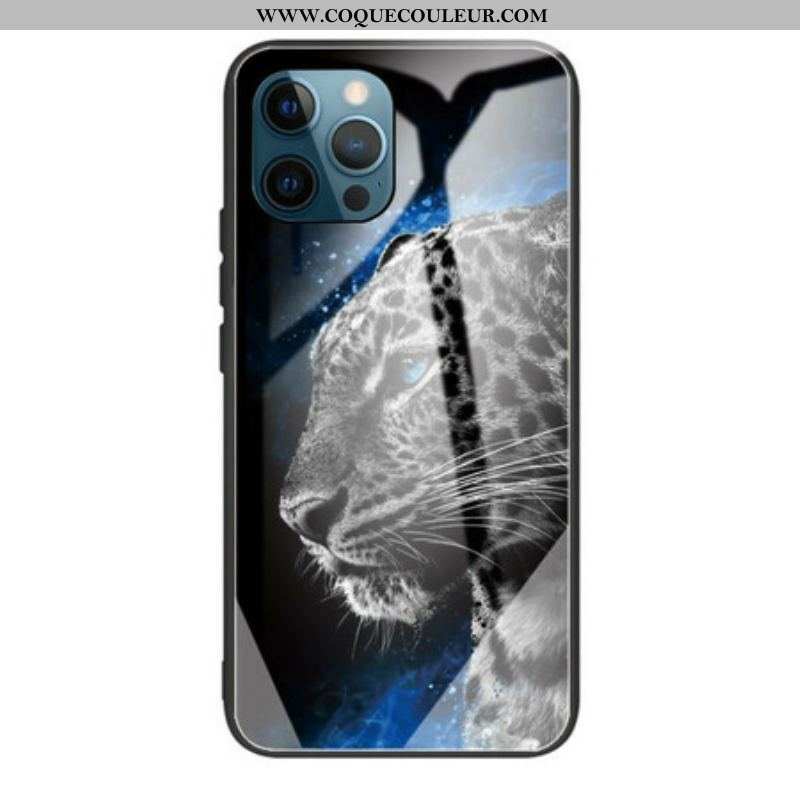 Coque iPhone 13 Pro Max Verre Trempé Face de Félin