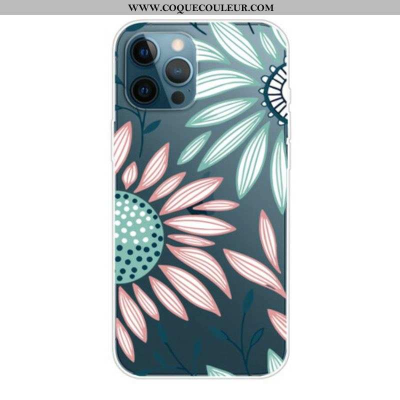 Coque iPhone 13 Pro Max Transparente Une Fleur