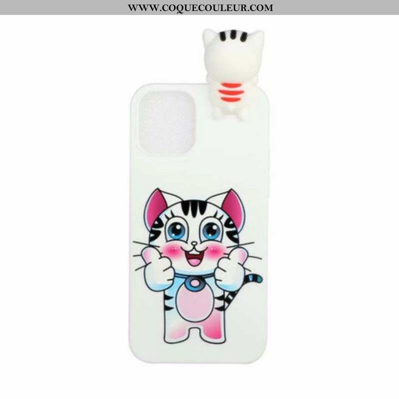 Coque iPhone 13 Pro Max Chat Fun 3D