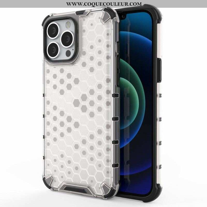 Coque iPhone 13 Pro Max Style Nid d'Abeille