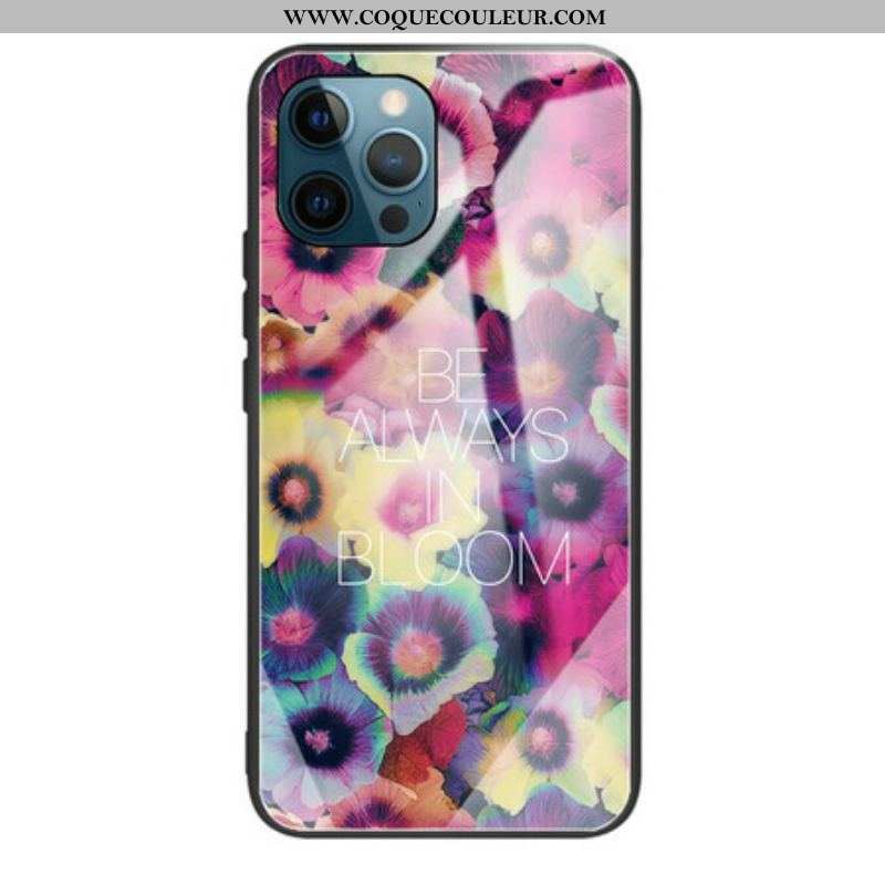 Coque iPhone 13 Pro Max Verre trempé Be Always in Bloom