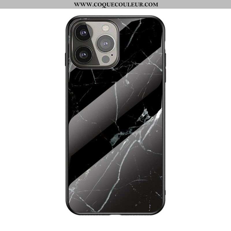 Coque iPhone 13 Pro Verre Trempé Marble Colors