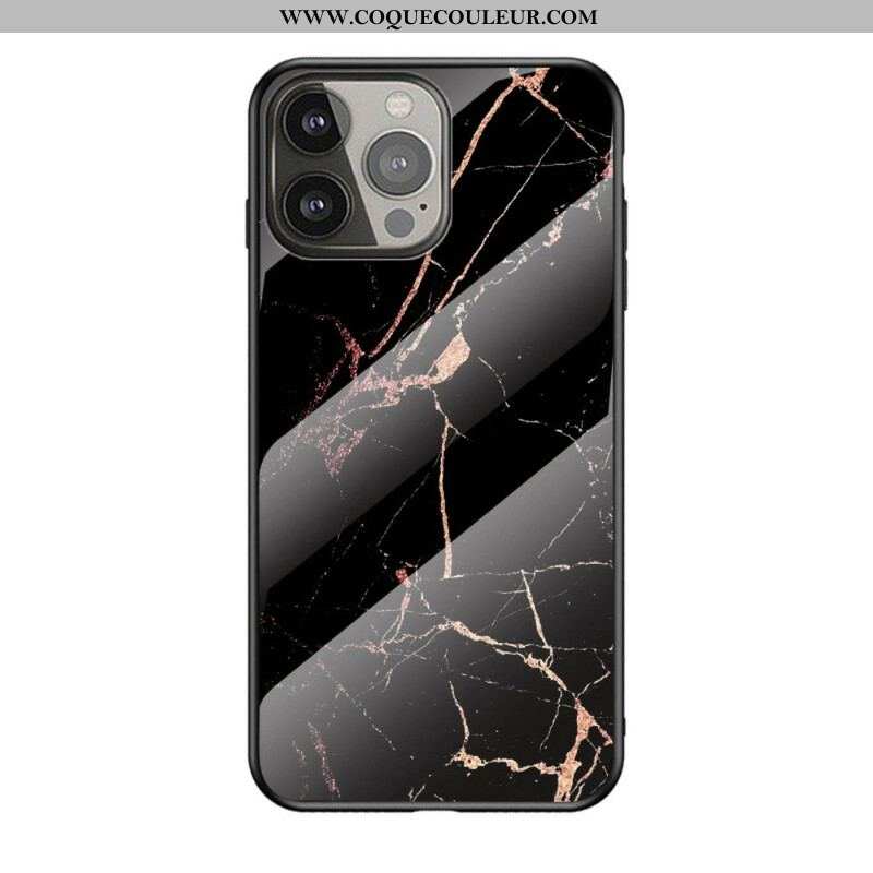 Coque iPhone 13 Pro Verre Trempé Marble Colors