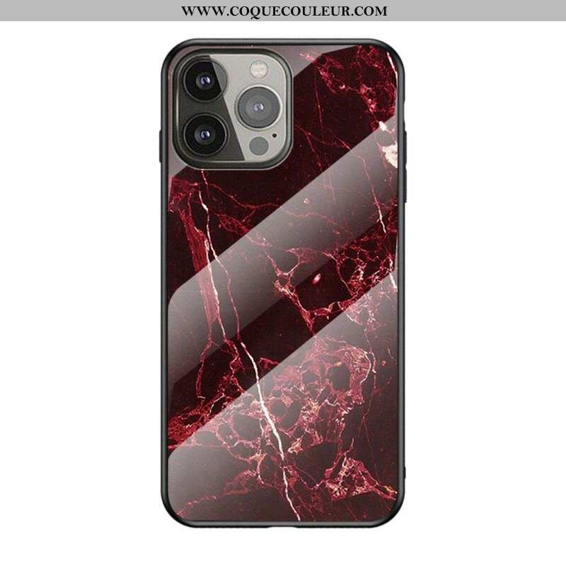 Coque iPhone 13 Pro Verre Trempé Marble Colors