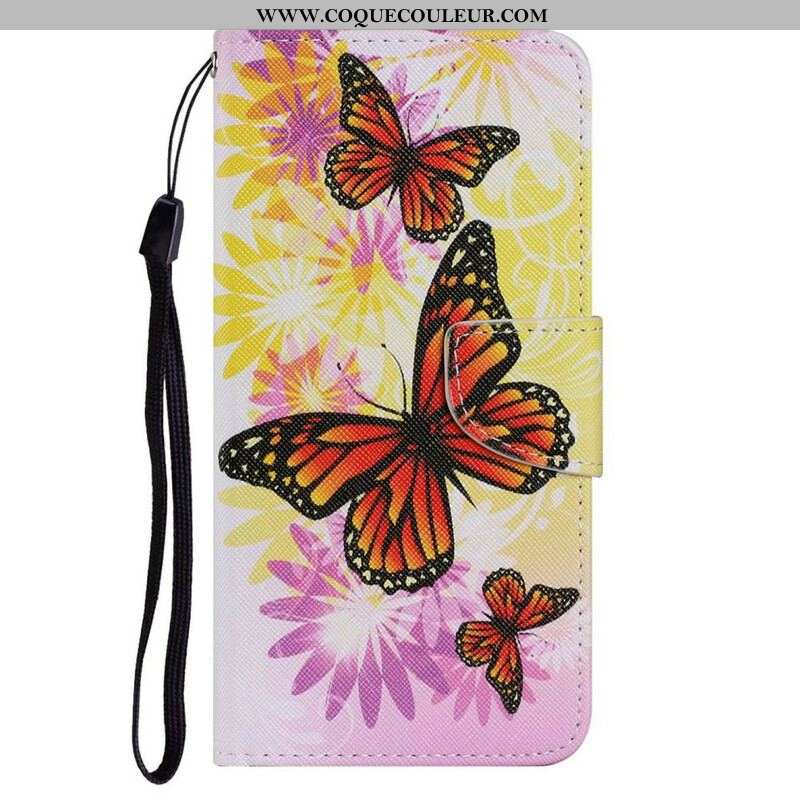 Housse iPhone 13 Pro Papillons et Fleurs d'Été