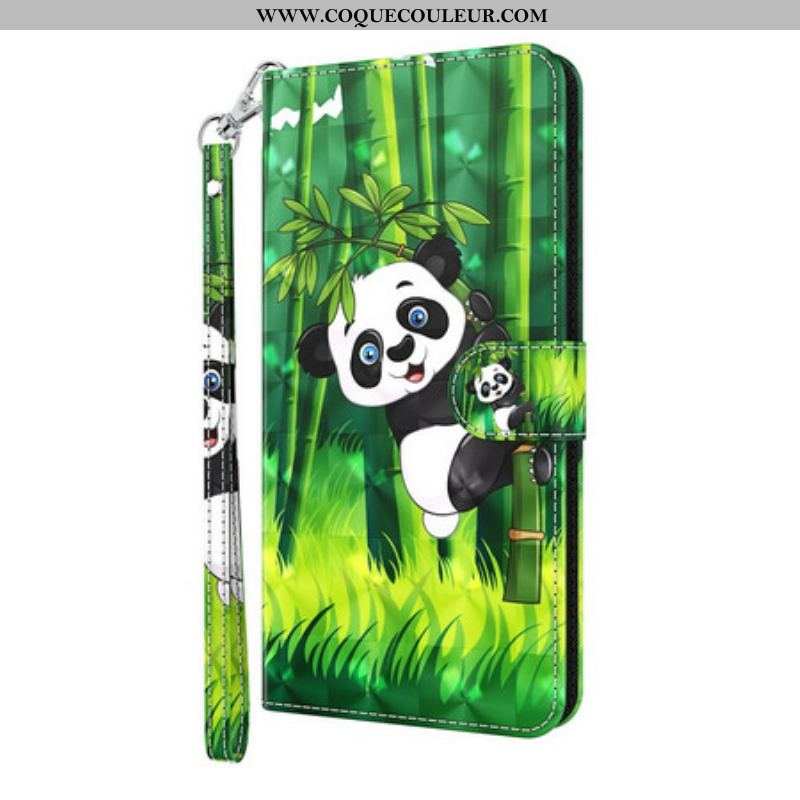 Housse iPhone 13 Pro Panda et Bambou