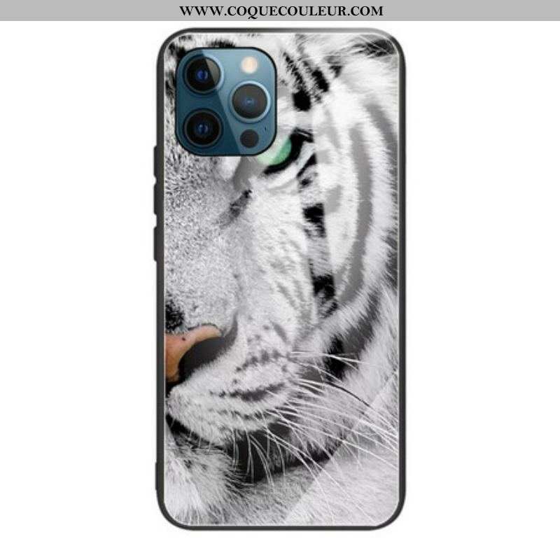 Coque IPhone 13 Pro Verre Trempé Tigre