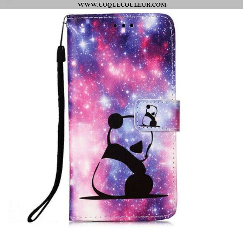 Housse iPhone 13 Pro Panda Galaxie