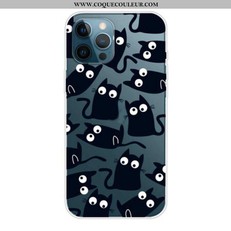 Coque iPhone 13 Pro Souris Noires