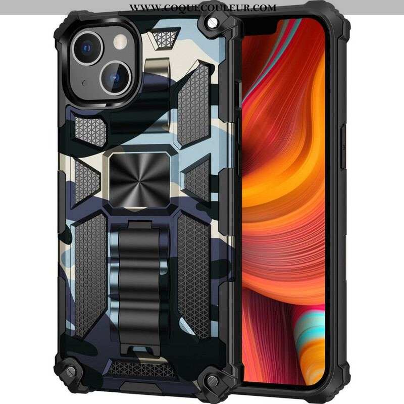 Coque iPhone 13 Pro Camouflage Support Amovible