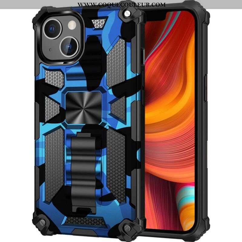 Coque iPhone 13 Pro Camouflage Support Amovible