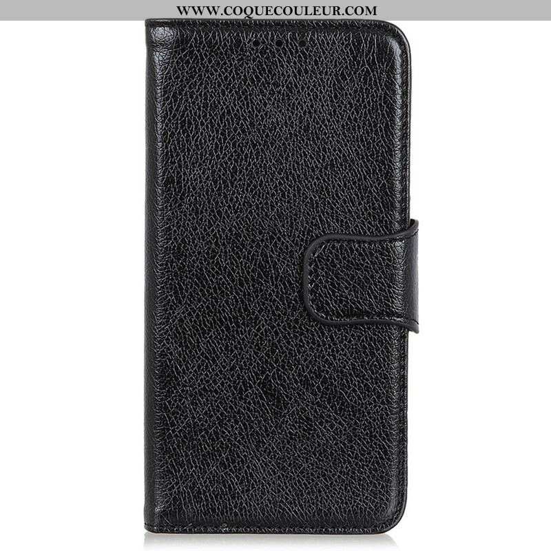 Housse iPhone 13 Pro Cuir Nappa Fendu