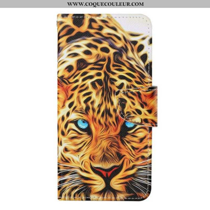 Housse iPhone 13 Pro Tigre avec Lanière