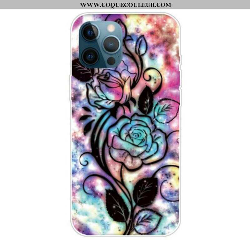 Coque iPhone 13 Pro Fleur Graphique