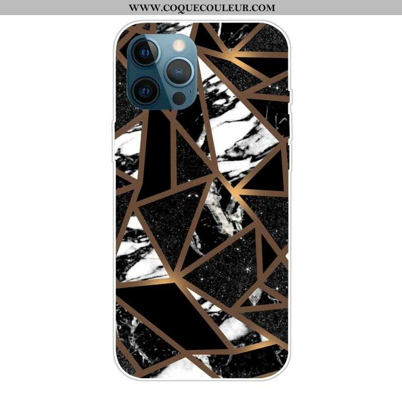 Coque iPhone 13 Pro Marbre Géométrie