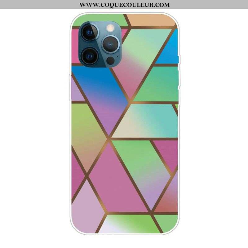 Coque iPhone 13 Pro Marbre Géométrie