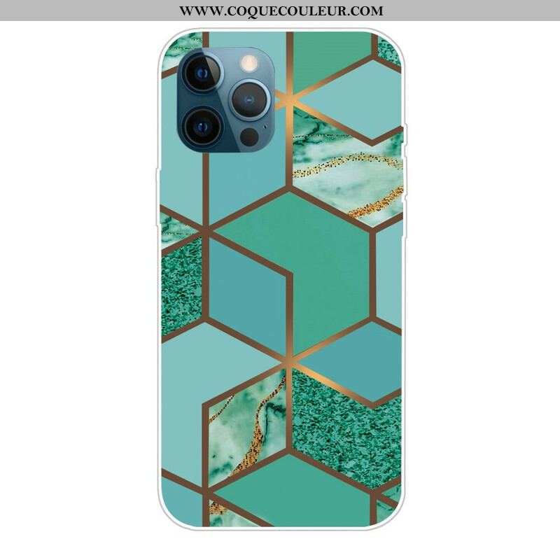 Coque iPhone 13 Pro Marbre Géométrie