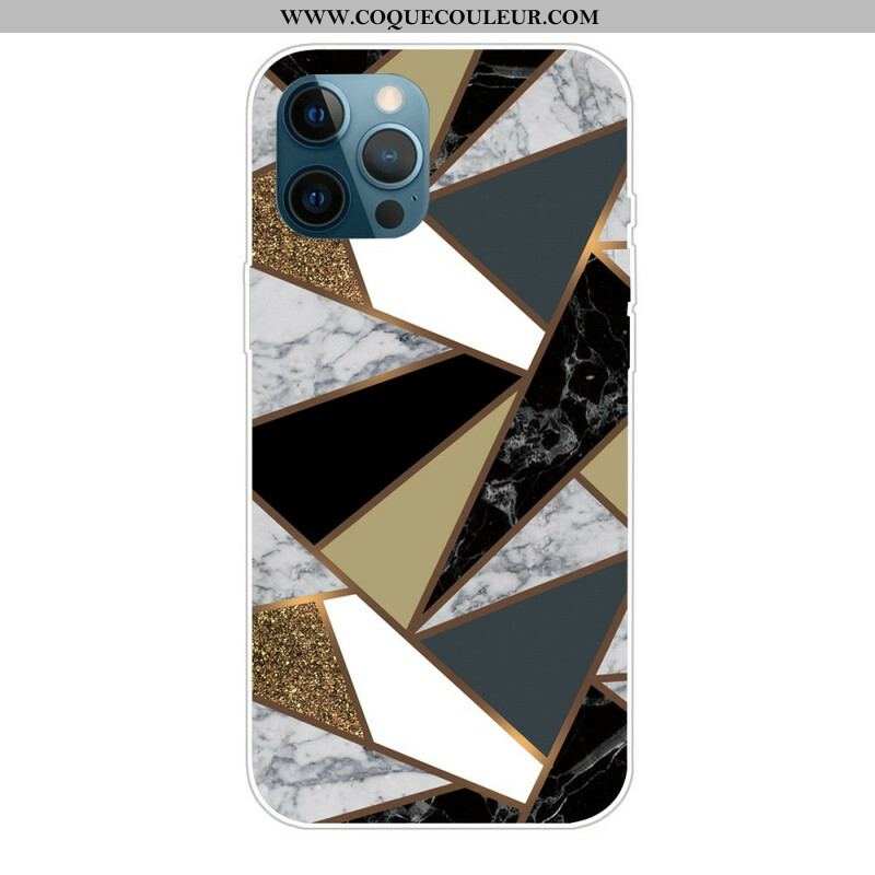 Coque iPhone 13 Pro Marbre Géométrie