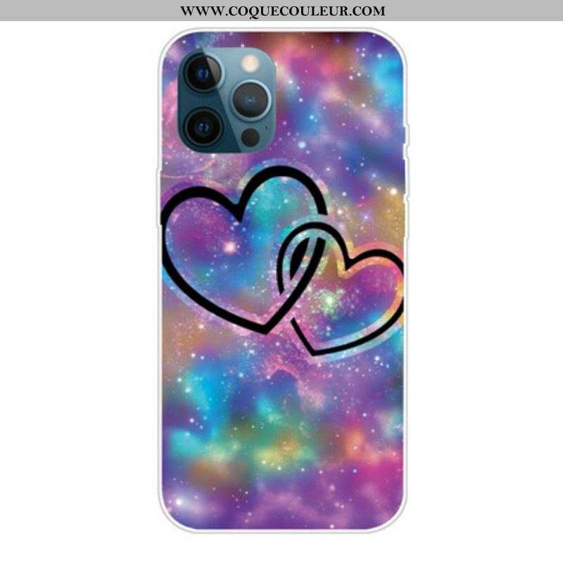 Coque iPhone 13 Pro Coeurs Enchaînés