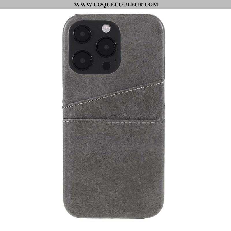 Coque iPhone 13 Pro Double Porte Cartes