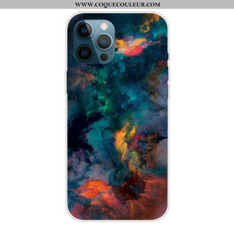 Coque iPhone 13 Pro Nuages Colorés