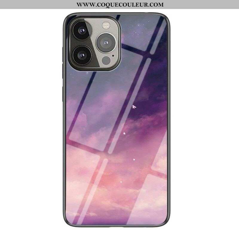 Coque iPhone 13 Pro Verre Trempé Starry Sky