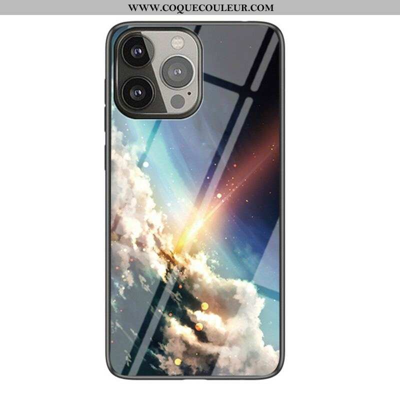 Coque iPhone 13 Pro Verre Trempé Starry Sky