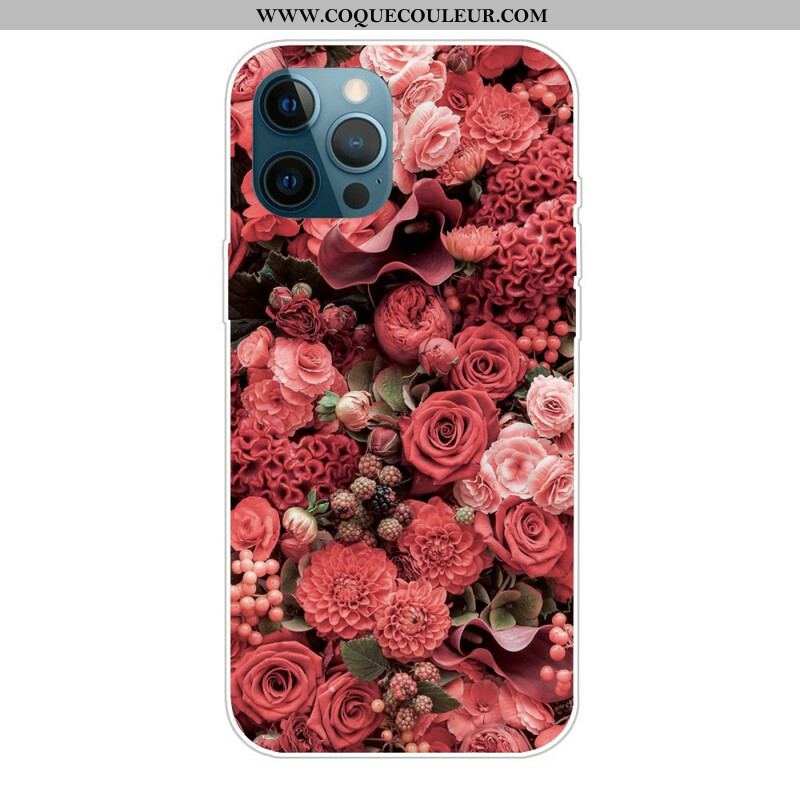 Coque iPhone 13 Pro Fleurs Intenses