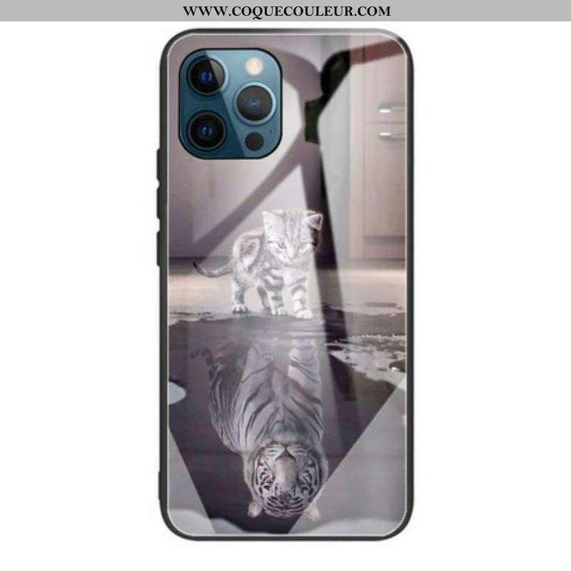 Coque iPhone 13 Pro Verre Trempe Rêve de Chaton