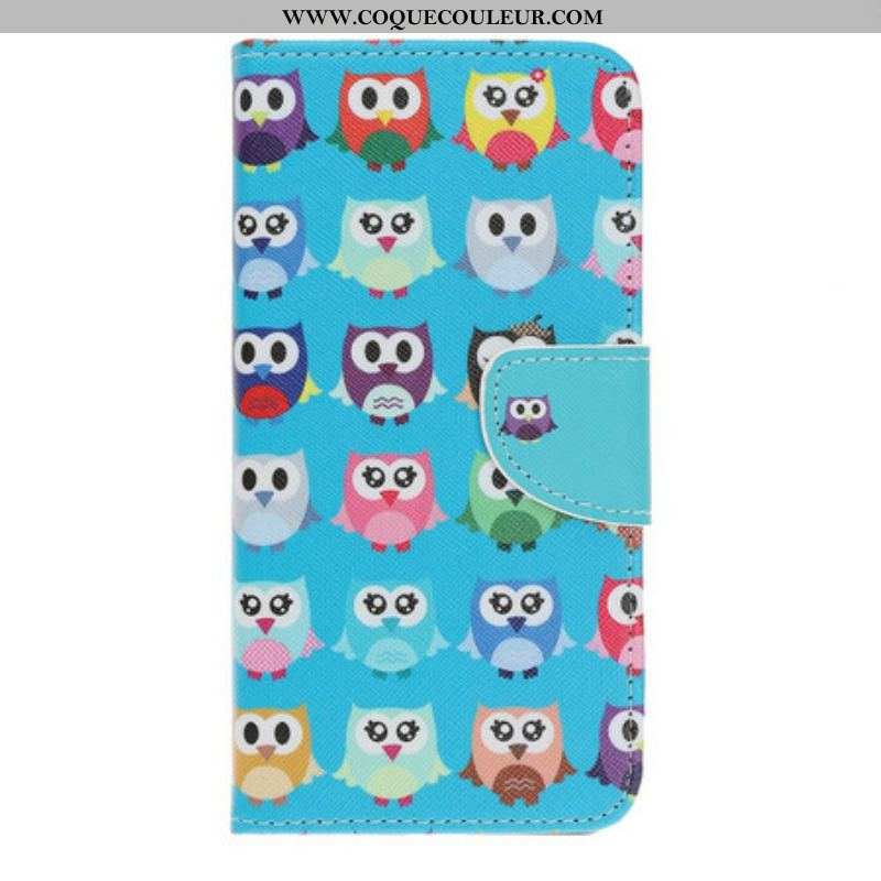 Housse iPhone 13 Pro Multiples Hiboux