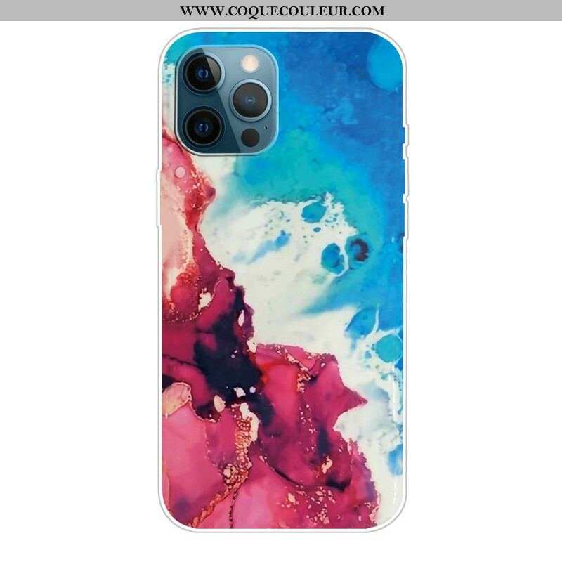 Coque iPhone 13 Pro Marbre Géométrique Décliné